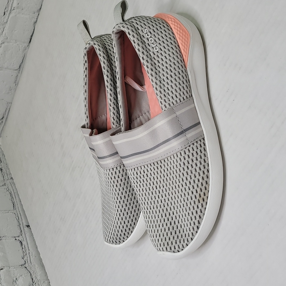 Crocs Literide mesh slip on sneakers